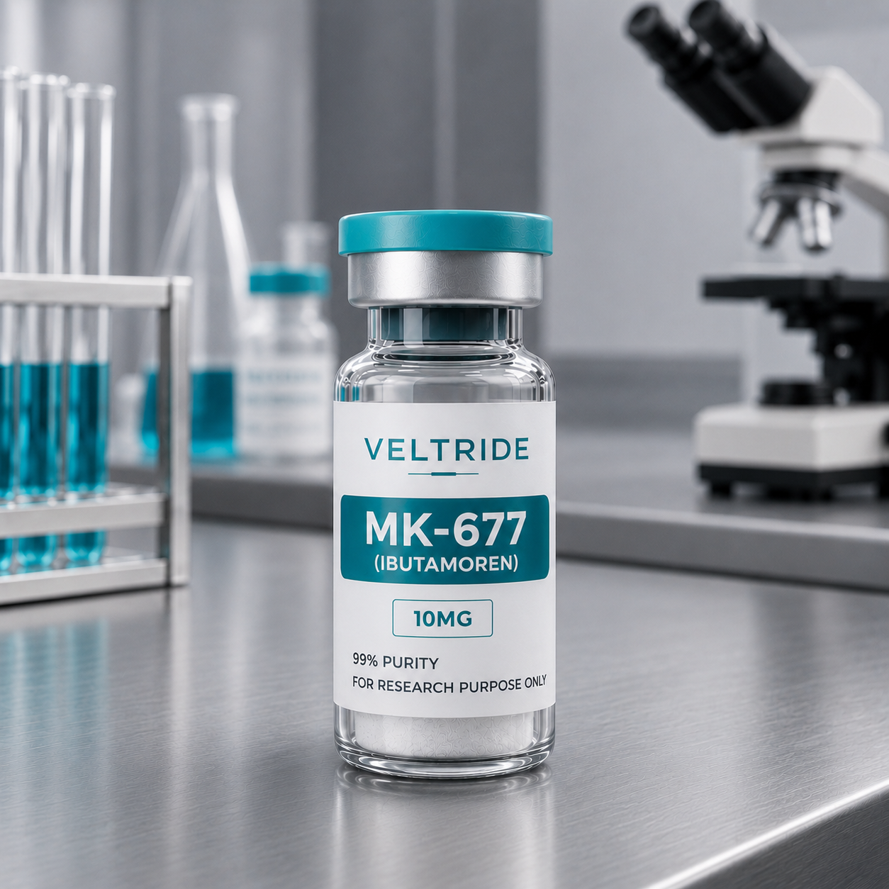 VELTRIDE Ipamorelin 5mg lyophilized research compound vial
